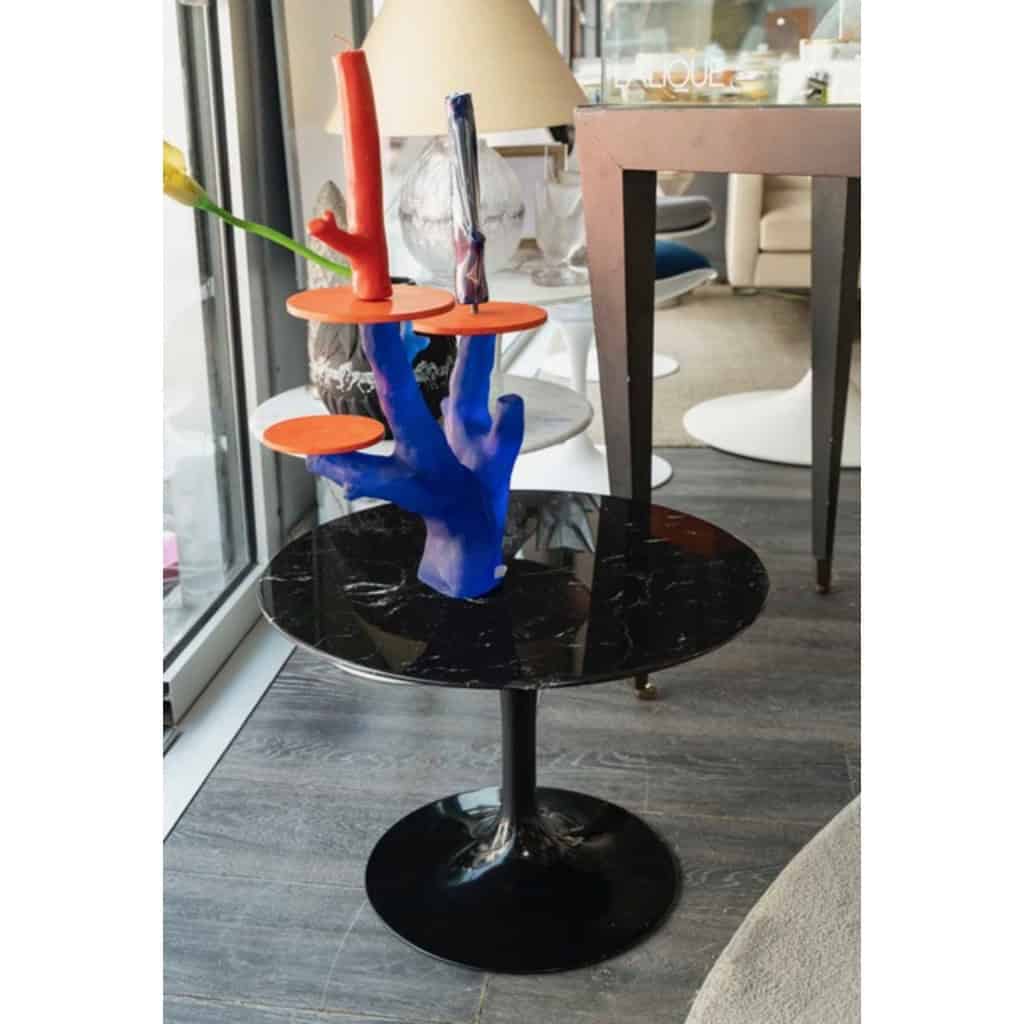 Eero SAARINEN (1910-1961), Edition Knoll : Guéridon en marbre « Marquina » 4