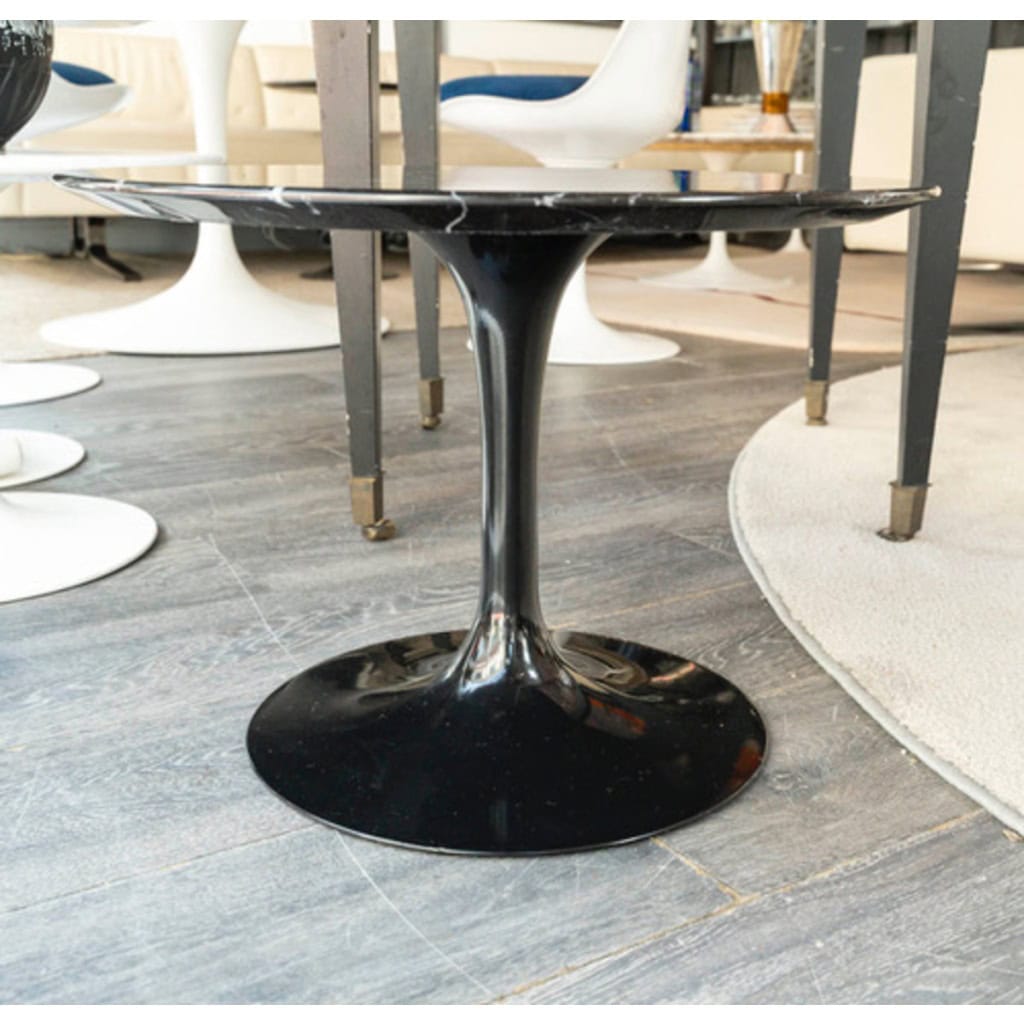 Eero SAARINEN (1910-1961), Edition Knoll : Guéridon en marbre « Marquina » 6