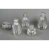 CHRISTOFLE/ BACCARAT – Ensemble de 5 flacons ART DECO circa 1930 21