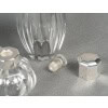 CHRISTOFLE/ BACCARAT – Ensemble de 5 flacons ART DECO circa 1930 30