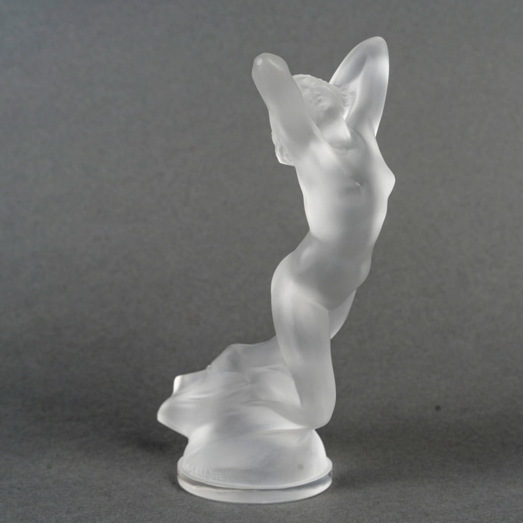 1929 René Lalique – Mascotte Automobile Vitesse Verre Blanc 3