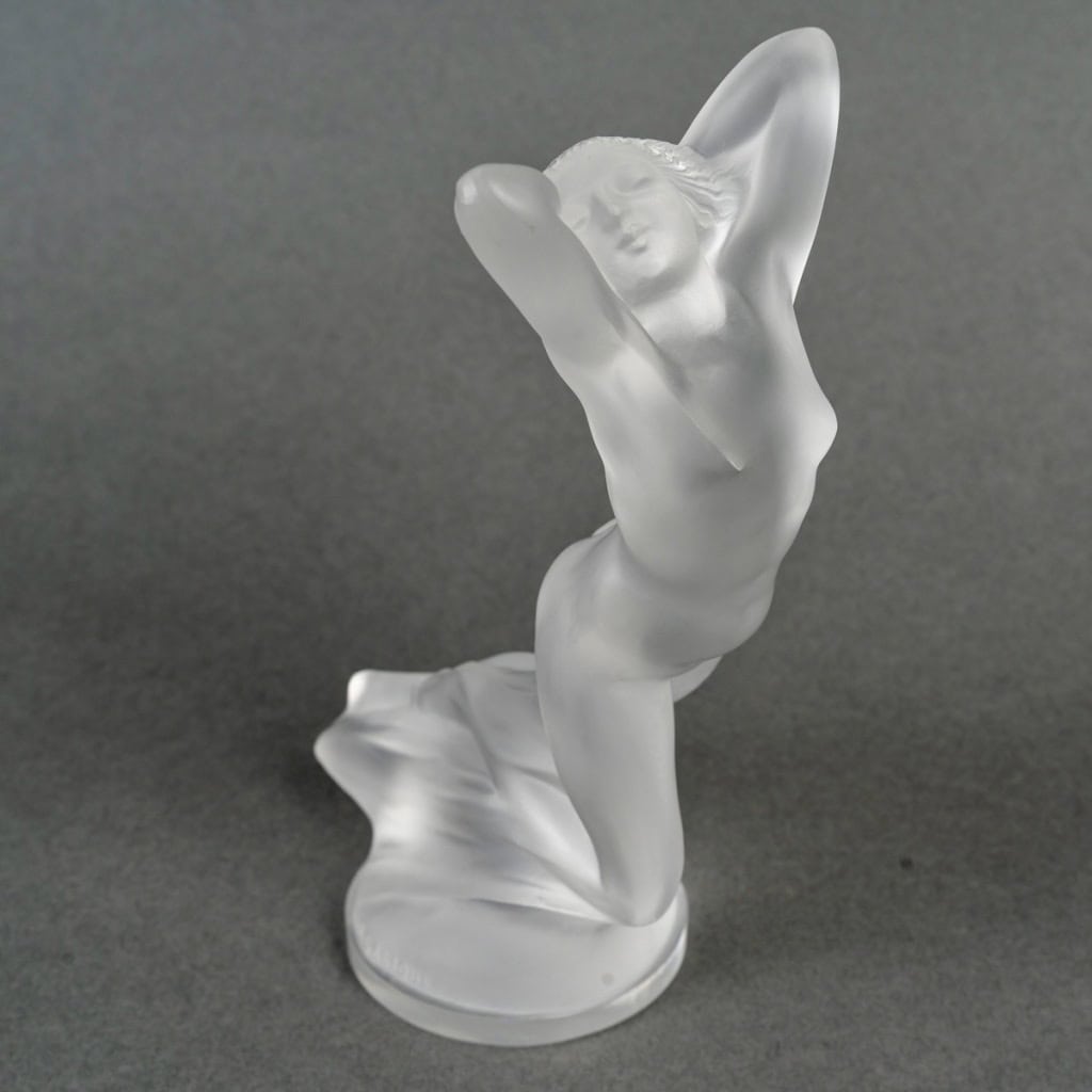 1929 René Lalique – Mascotte Automobile Vitesse Verre Blanc 4