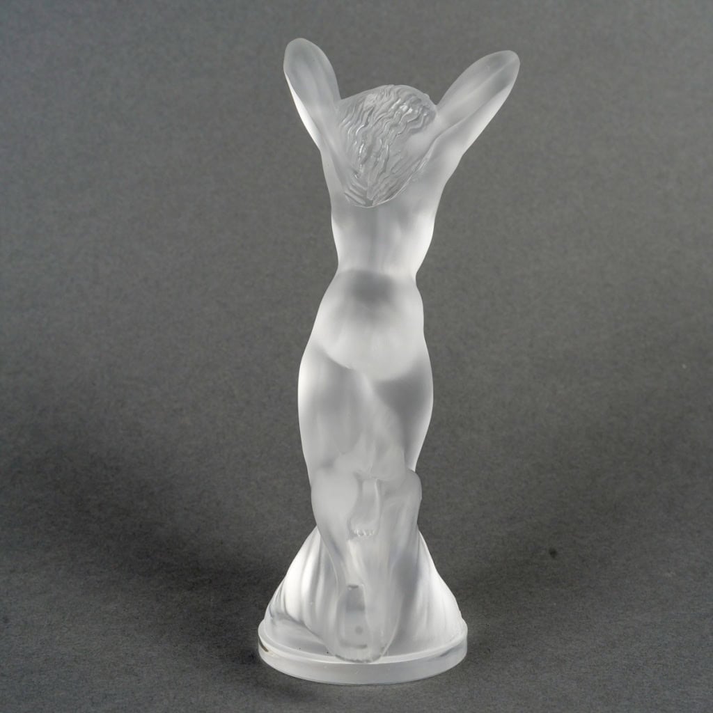 1929 René Lalique – Mascotte Automobile Vitesse Verre Blanc 6