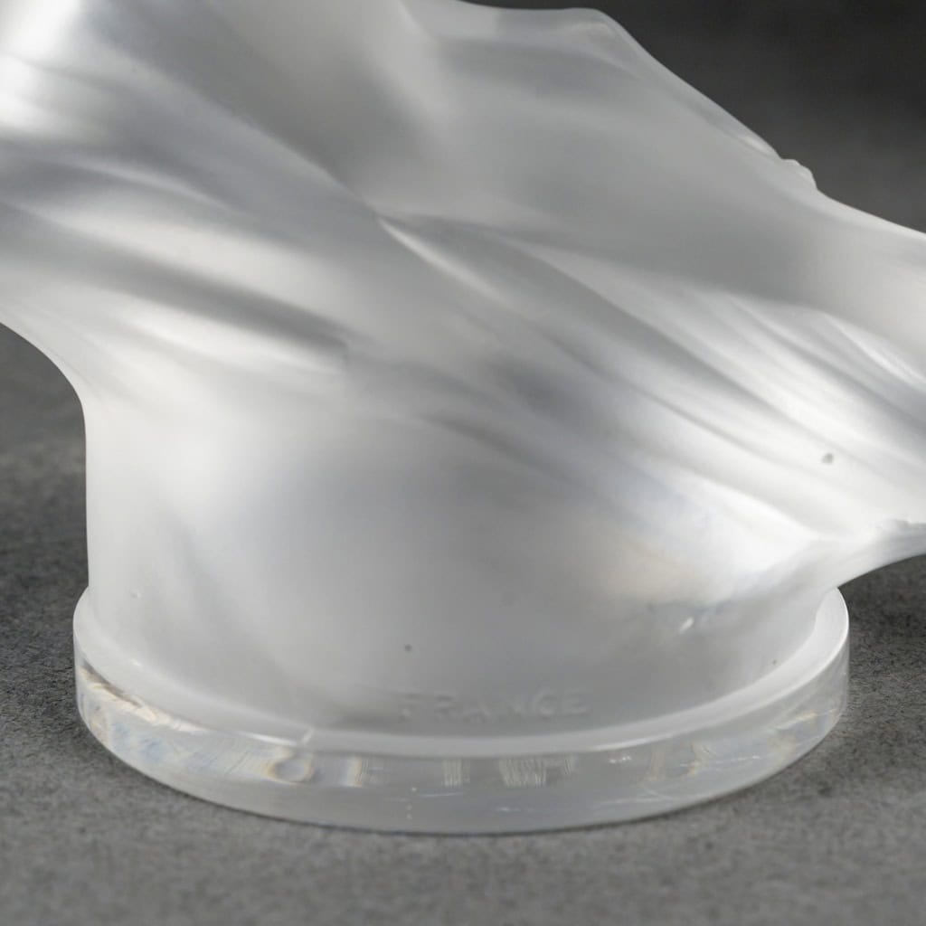 1929 René Lalique – Mascotte Automobile Vitesse Verre Blanc 10