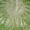 1927 René Lalique – Vase Malesherbes Verre Blanc Patiné Vert 12
