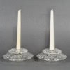 1934 René Lalique – Paire De Bougeoirs Art Déco Saint Gall Verre 10