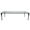1960 Grande table basse en fer forgé par Maison Roche 10