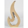 1960 Paire de chenets décorés de flammes Maison Honoré 12