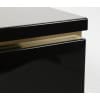 1970 Paire de tables de chevet en laque noire signées Eric Marville 14