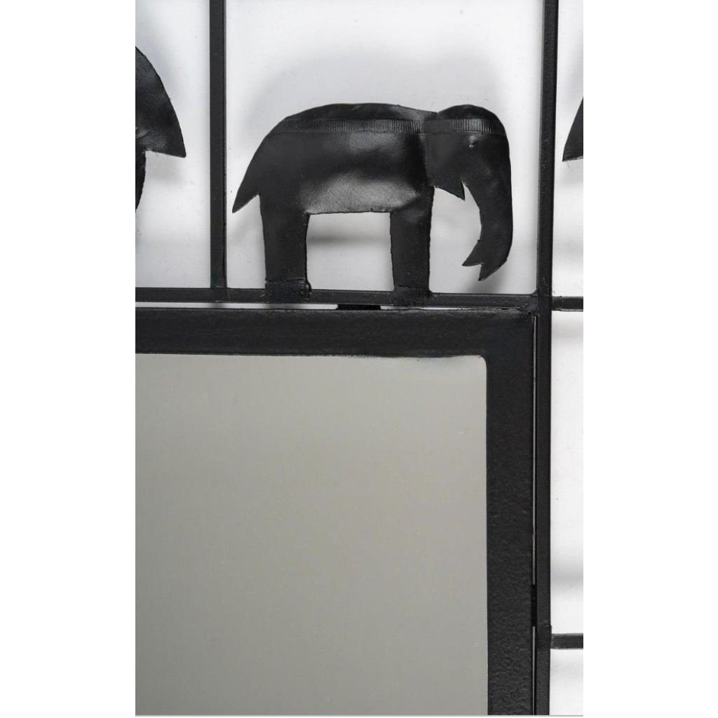 1950, Paire de miroirs en fer forgé, Atelier Marolles & Jean Touret 6