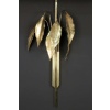 1970 Paire d’appliques murales en bronze et laiton par Maison Charles 12