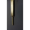 1970 Paire d’appliques murales en bronze et laiton par Maison Charles 10