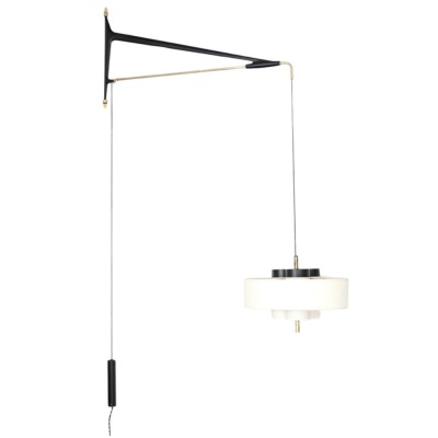 1950 Grande applique Potence murale par Maison Arlus 3