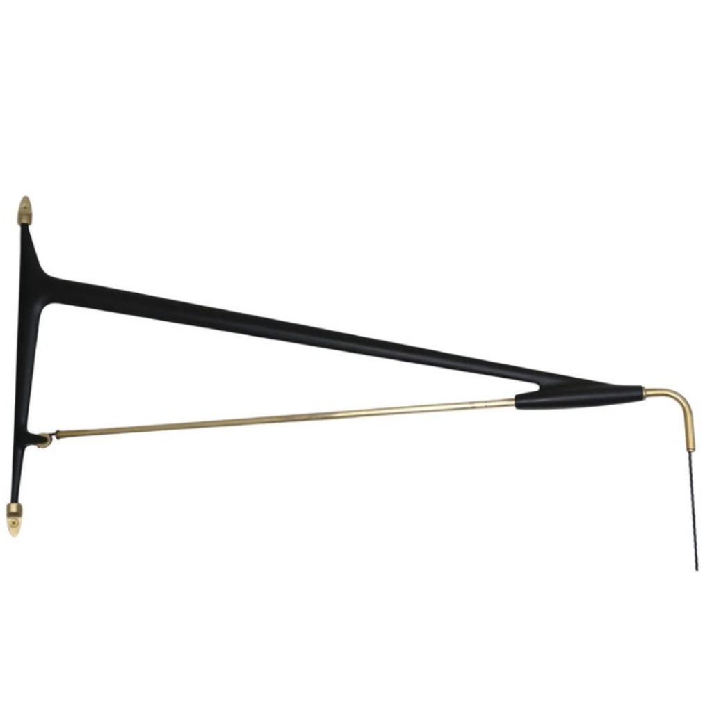 1950 Grande applique Potence murale par Maison Arlus 8