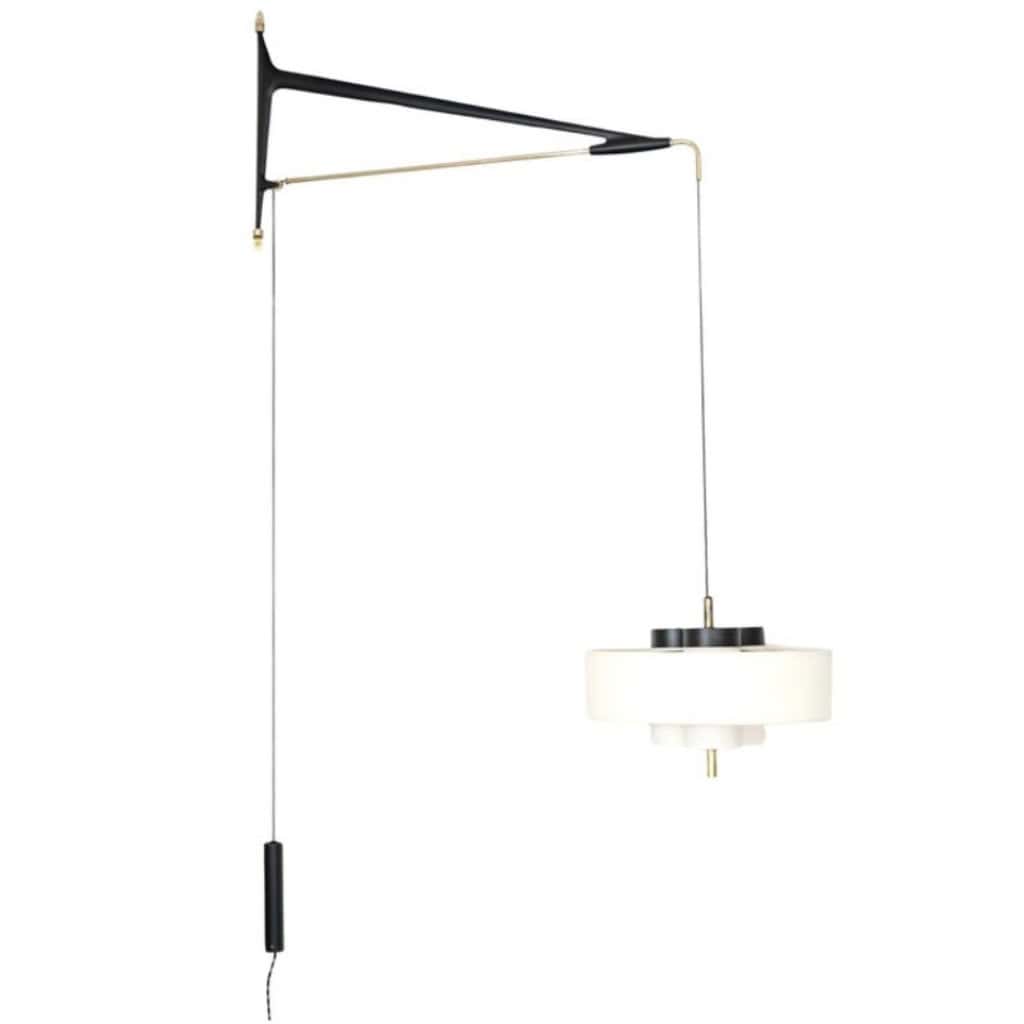 1950 Grande applique Potence murale par Maison Arlus 7