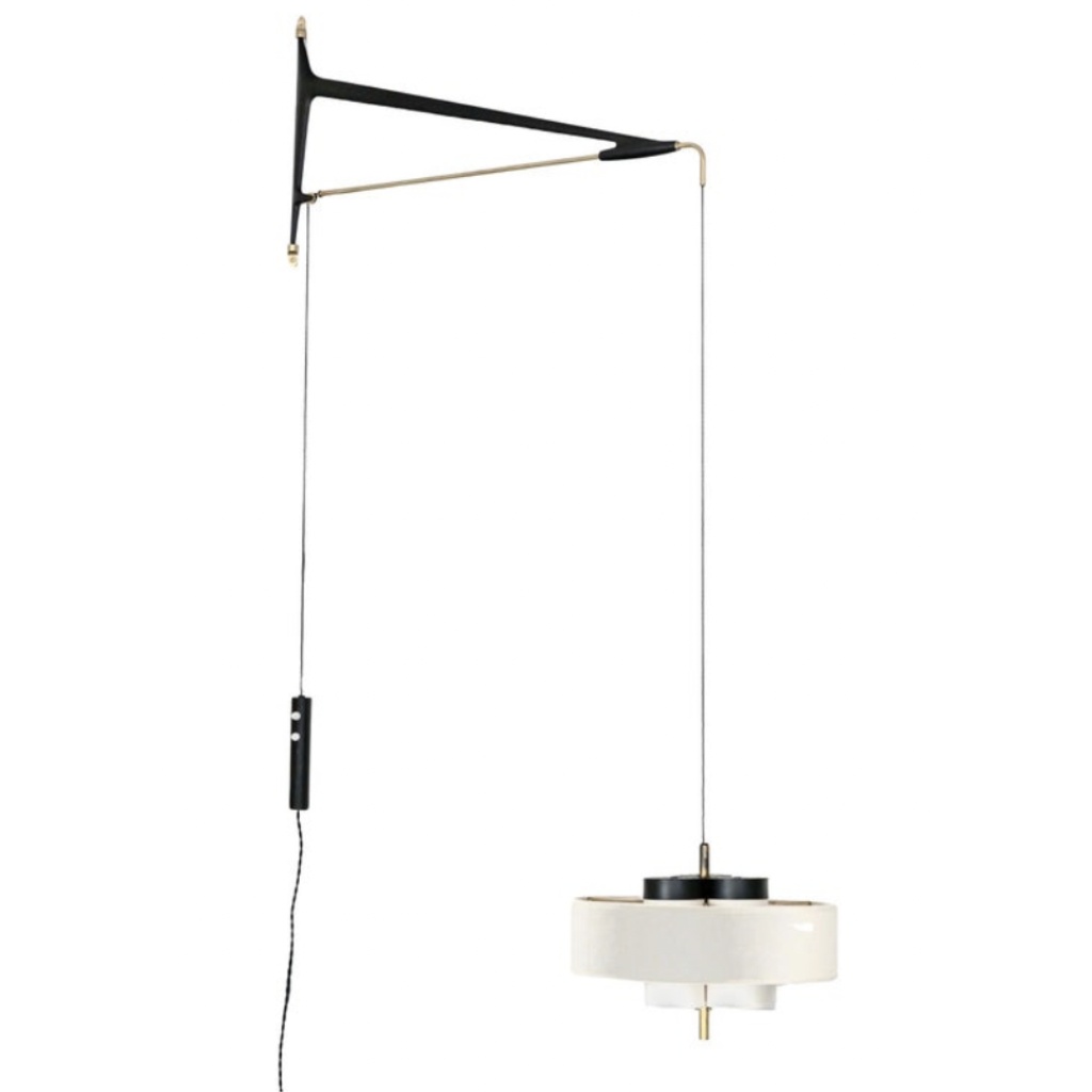 1950 Grande applique Potence murale par Maison Arlus 6