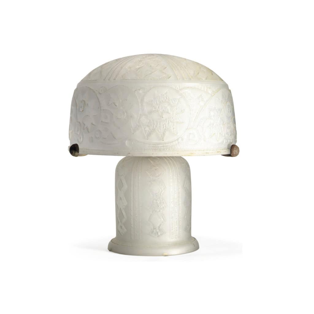 1925, DAUM Nancy France Lampe champignon 3