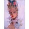 DOMERGUE Jean Gabriel Peinture XXè Jeune Femme au foulard Huile Sur Isorel Signée Figure dans les Archives Willer 16