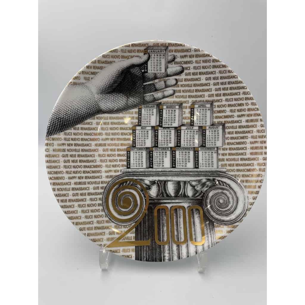 Assiette de la série Calendario par FORNASETTI MILANO 5