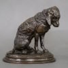 Sculpture – Chien Terrier Assis , Emmanuel Frémiet (1824-1910) – Bronze 12