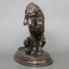 Sculpture – Chien Terrier Assis , Emmanuel Frémiet (1824-1910) – Bronze 14