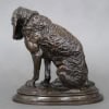 Sculpture – Chien Terrier Assis , Emmanuel Frémiet (1824-1910) – Bronze 15