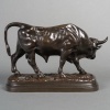 Sculpture – Taureau Debout , Louis Vidal (1831-1892) – Bronze 15