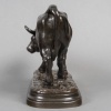 Sculpture – Taureau Debout , Louis Vidal (1831-1892) – Bronze 16