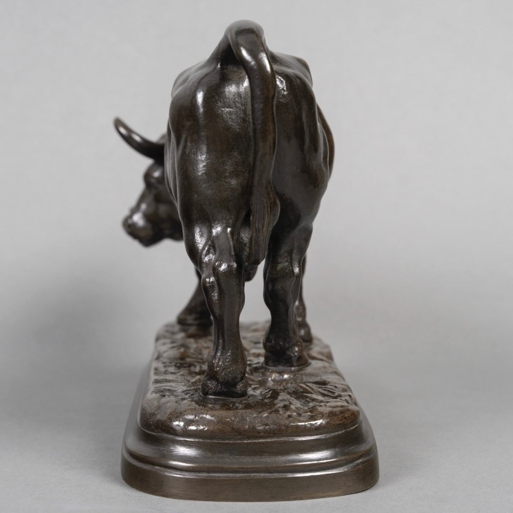 Sculpture – Taureau Debout , Louis Vidal (1831-1892) – Bronze 8