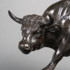 Sculpture – Taureau Debout , Louis Vidal (1831-1892) – Bronze 17