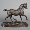 Sculpture – Le Cheval Libre , Paul – Édouard Delabrièrre (1829-1912) – Bronze 11