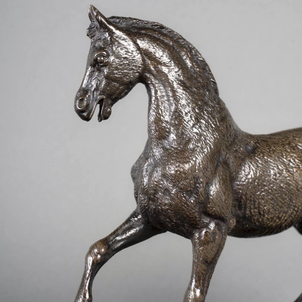 Sculpture – Le Cheval Libre , Paul – Édouard Delabrièrre (1829-1912) – Bronze 9