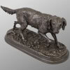 Sculpture – Chien Épagneul Français Fabio N°2 , Pierre – Jules Mêne (1810-1879) – Bronze 11