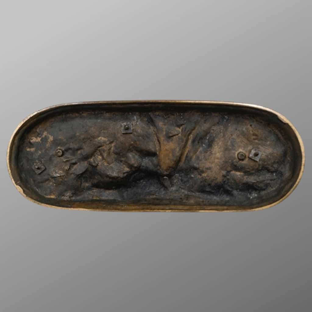 Sculpture – Chien Braque Marly , Pierre – Jules Mêne (1810-1879) – Bronze 9
