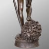 Sculpture – David Vainqueur De Goliath , Marius – Jean – Antonin Mercié (1845-1916) – Bronze 21