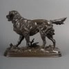 Sculpture – Chien épagneul à l’affût , Paul – Édouard Delabrièrre (1829-1912) – Bronze 17