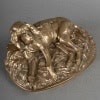 Sculpture – Chien De Meute , Emmanuel Frémiet (1824-1910) – Bronze 12