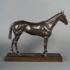Sculpture – Cheval De Course , Henri De Vains (1851-1909) – Bronze 20