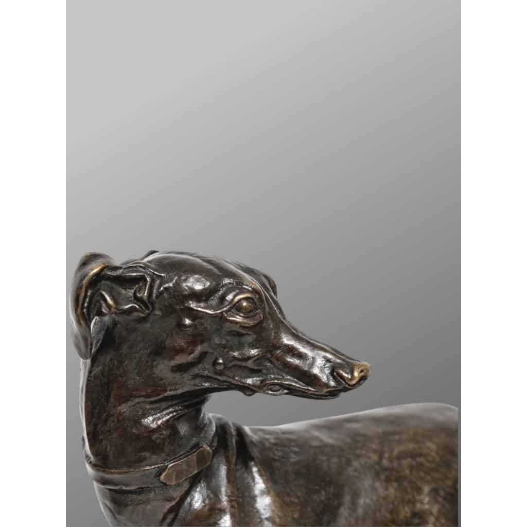 Groupe En Bronze « Deux Levrettes Jouant à La Boule » , Pierre-jules Mêne (1810-1879) 6
