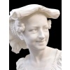 Sculpture – La Rieuse Napolitaine , Jean – Baptiste Carpeaux (1827-1875) – Marbre 16