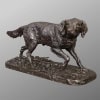 Sculpture – Chien Épagneul Français (FABIO) N°1 , Pierre-Jules Mêne (1810-1879) – Bronze 12