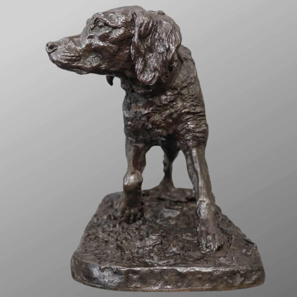Sculpture – Chien Épagneul Français (FABIO) N°1 , Pierre-Jules Mêne (1810-1879) – Bronze 6