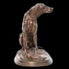 Sculpture – Chien Braque Gardant Un Lapin Par Pierre – Jules Mêne ( 1810-1879) – Bronze 13