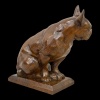 Sculpture – Le Bouledogue , Louis Henri Nicot (1878-1944) – Bois 14