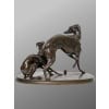Groupe En Bronze « Deux Levrettes Jouant à La Boule » , Pierre-jules Mêne (1810-1879) 12