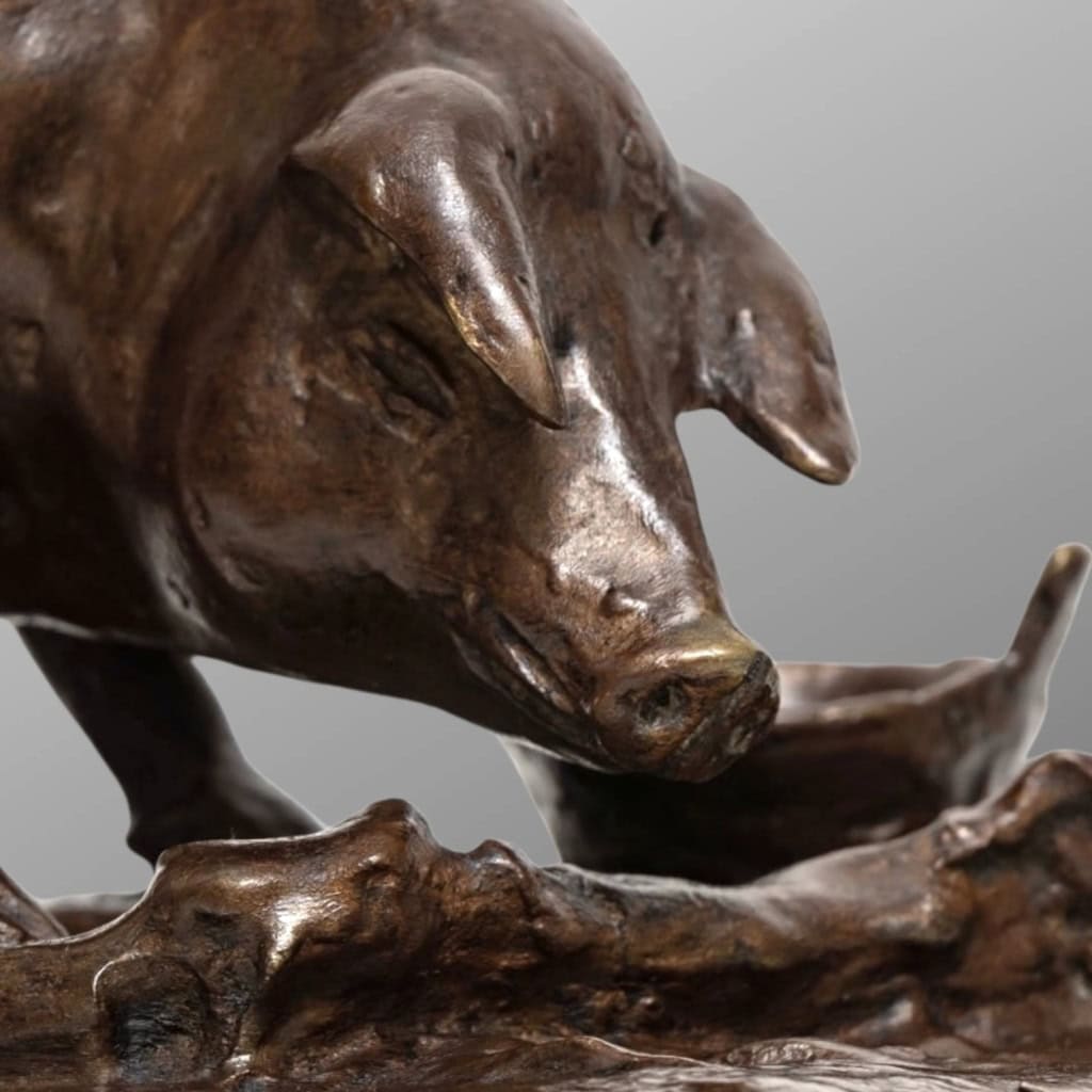 Sculpture – Truie , Tommaso Campaiola – Bronze 7