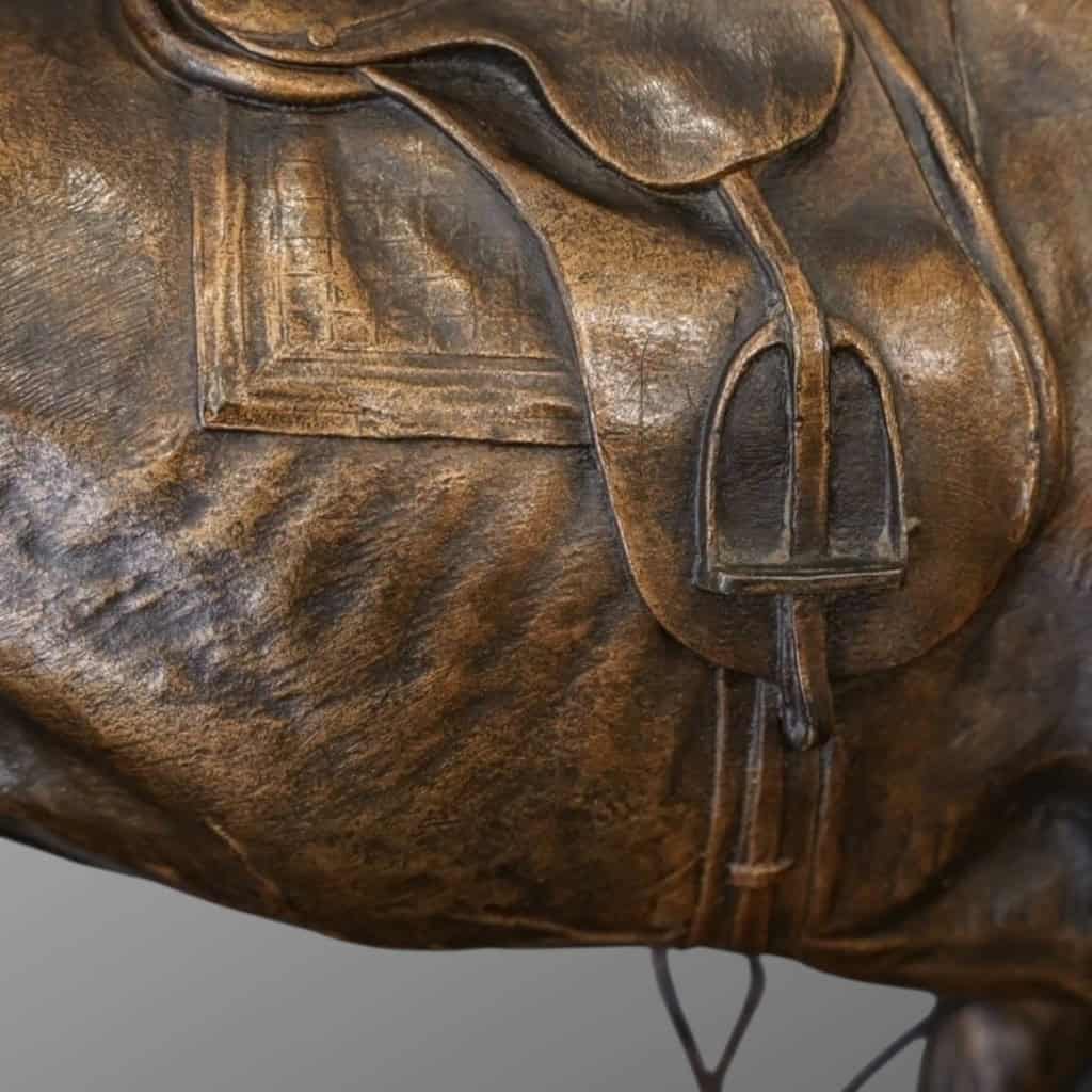 Sculpture – Cheval De Course , Pierre – Jules Mêne (1810-1879) – Bronze 7