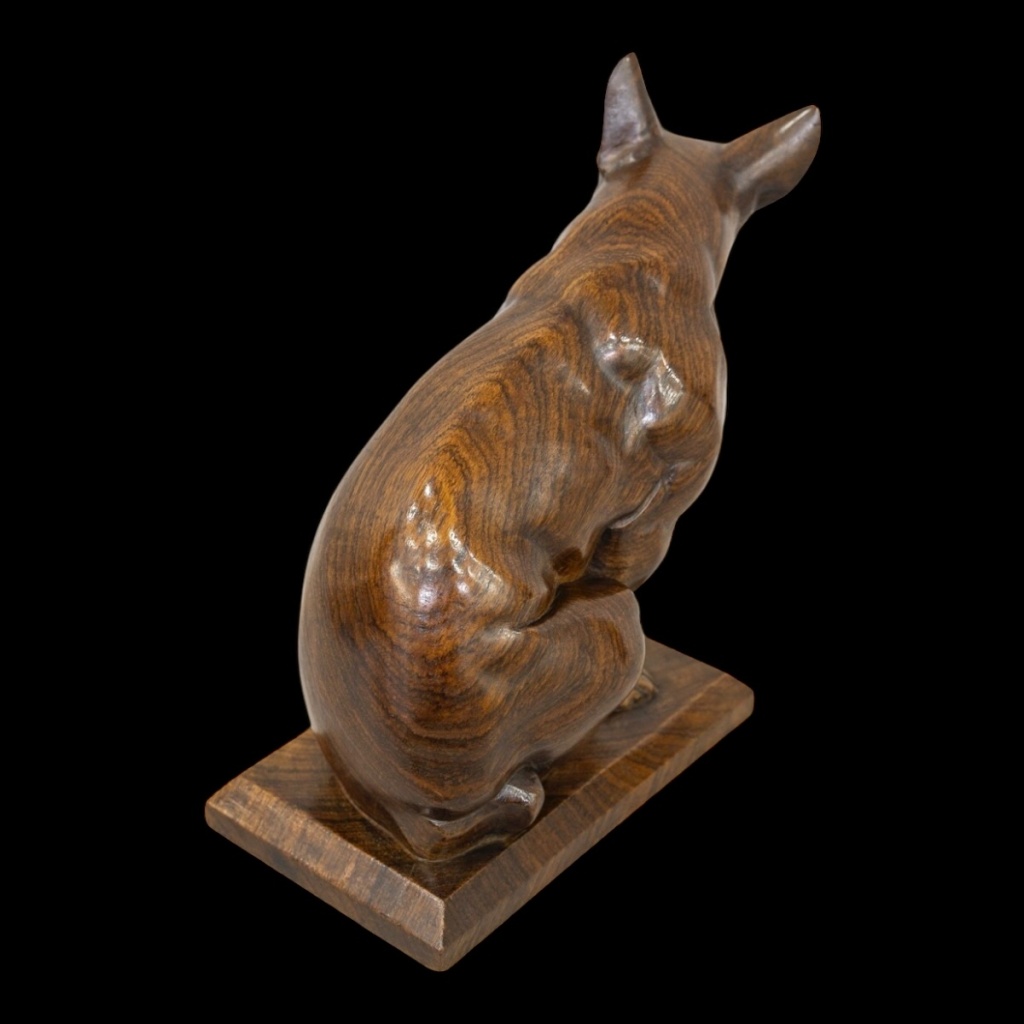 Sculpture – Le Bouledogue , Louis Henri Nicot (1878-1944) – Bois 8