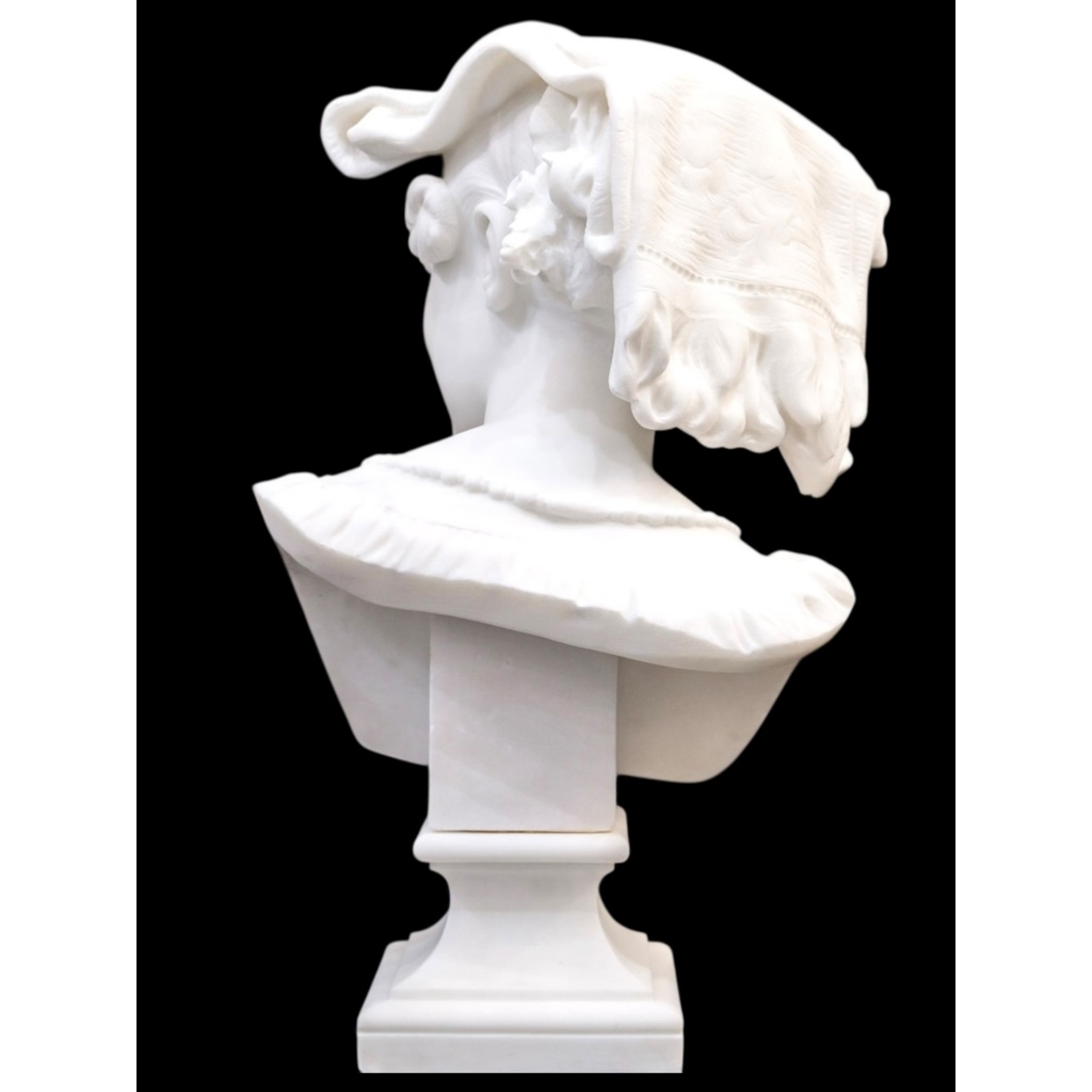 Sculpture – La Rieuse Napolitaine , Jean – Baptiste Carpeaux (1827-1875) – Marbre 7