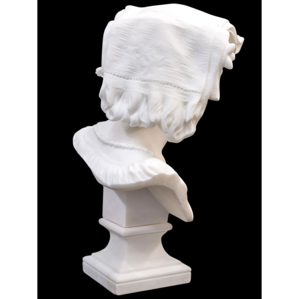 Sculpture – La Rieuse Napolitaine , Jean – Baptiste Carpeaux (1827-1875) – Marbre 8